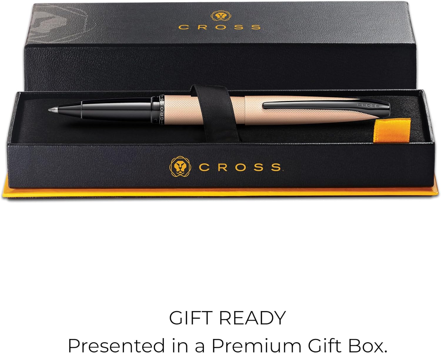 Cross ATX Brushed Metallic Refillable Gel Ink Rollerball Pen, Medium Rollerball, Includes Premium Gift Box - Brushed Rose Gold - Image 5