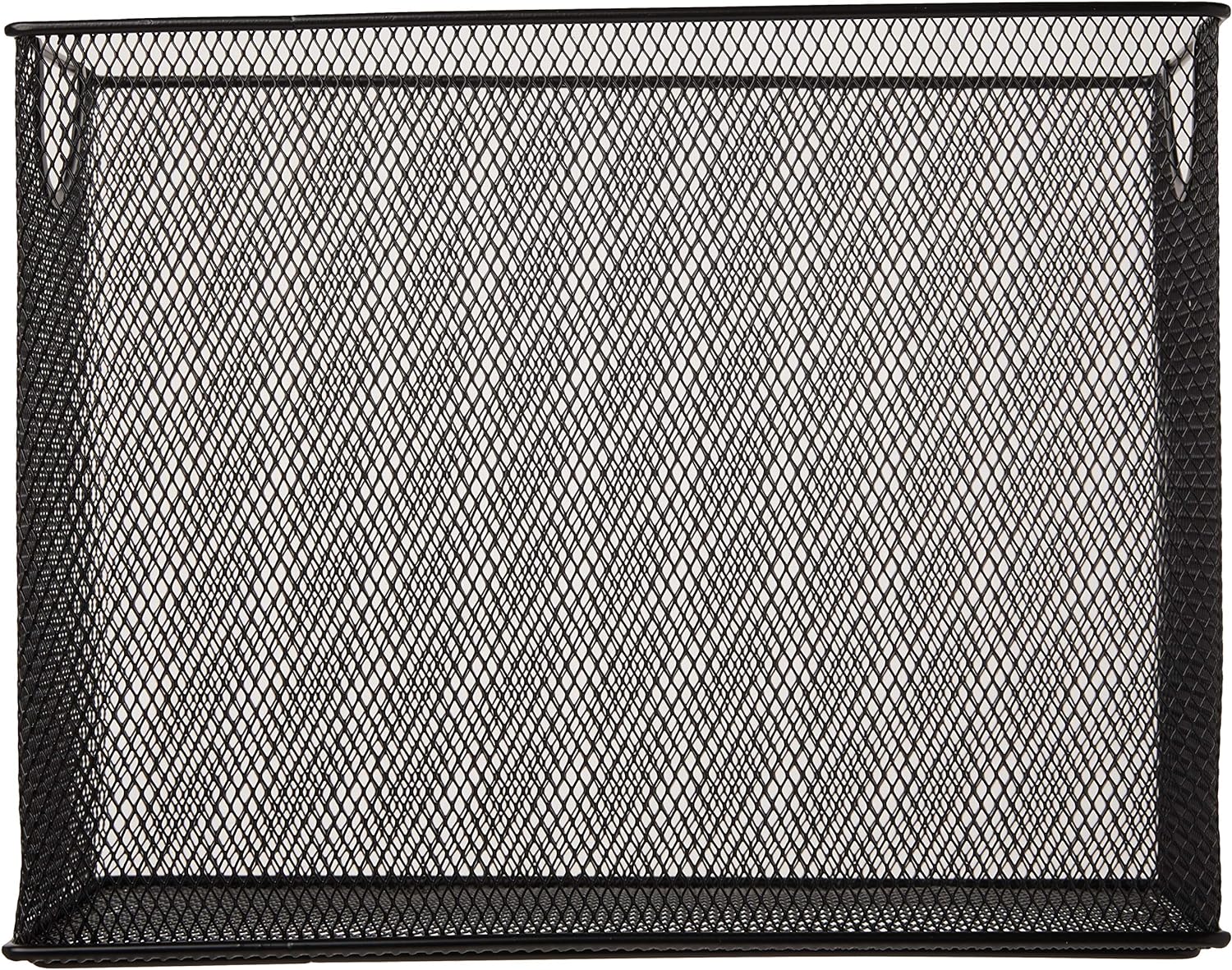 U Brands Mesh Steel Desktop Hanging File Holder, Letter Size, 12.4" x 9.53" x 5.5", Black - 457U00-06 - Image 3